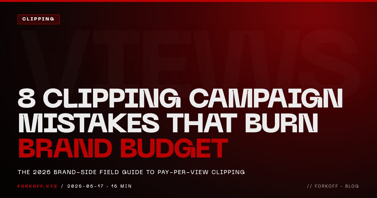 8 Clipping Campaign Mistakes That Quietly Burn Brand Budget (2026)