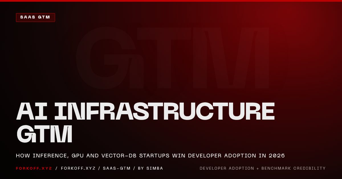 AI Infrastructure GTM: How Inference and GPU Startups Win Developer Adoption in 2026